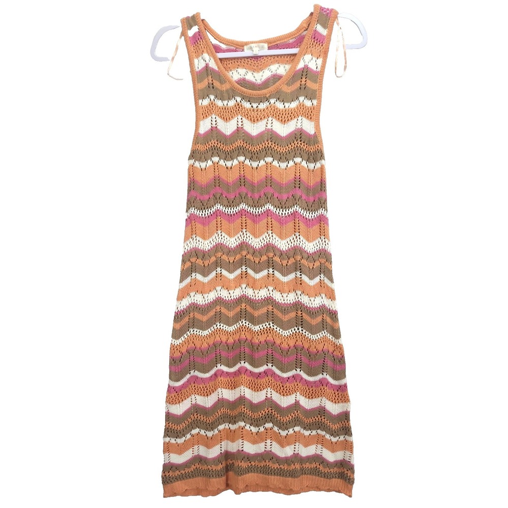 Retro 80s Crochet Dress Ulra Flirt Sz XL